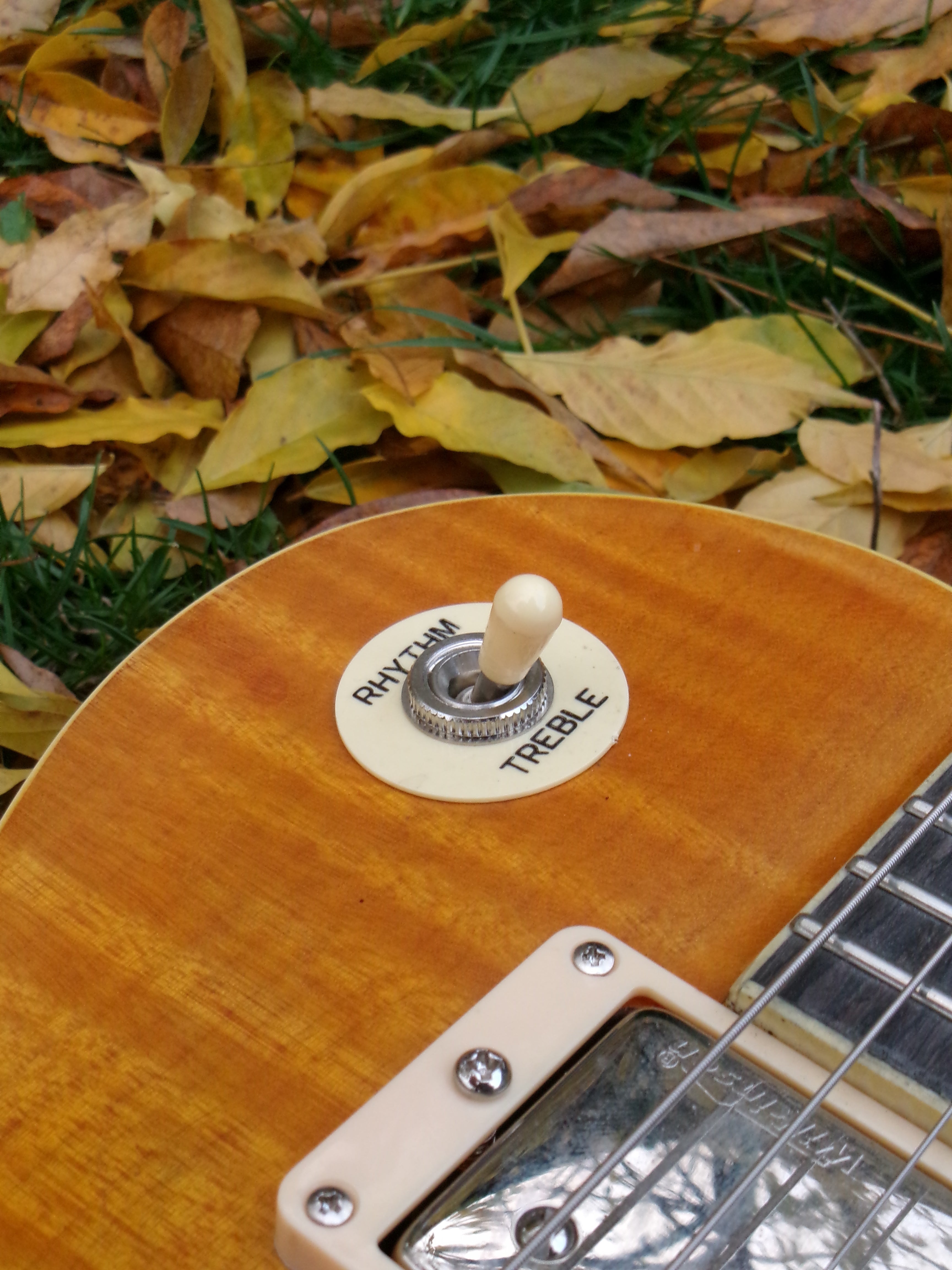Vintage V100 ICON Electric Guitar-Distressed "Lemon Drop"