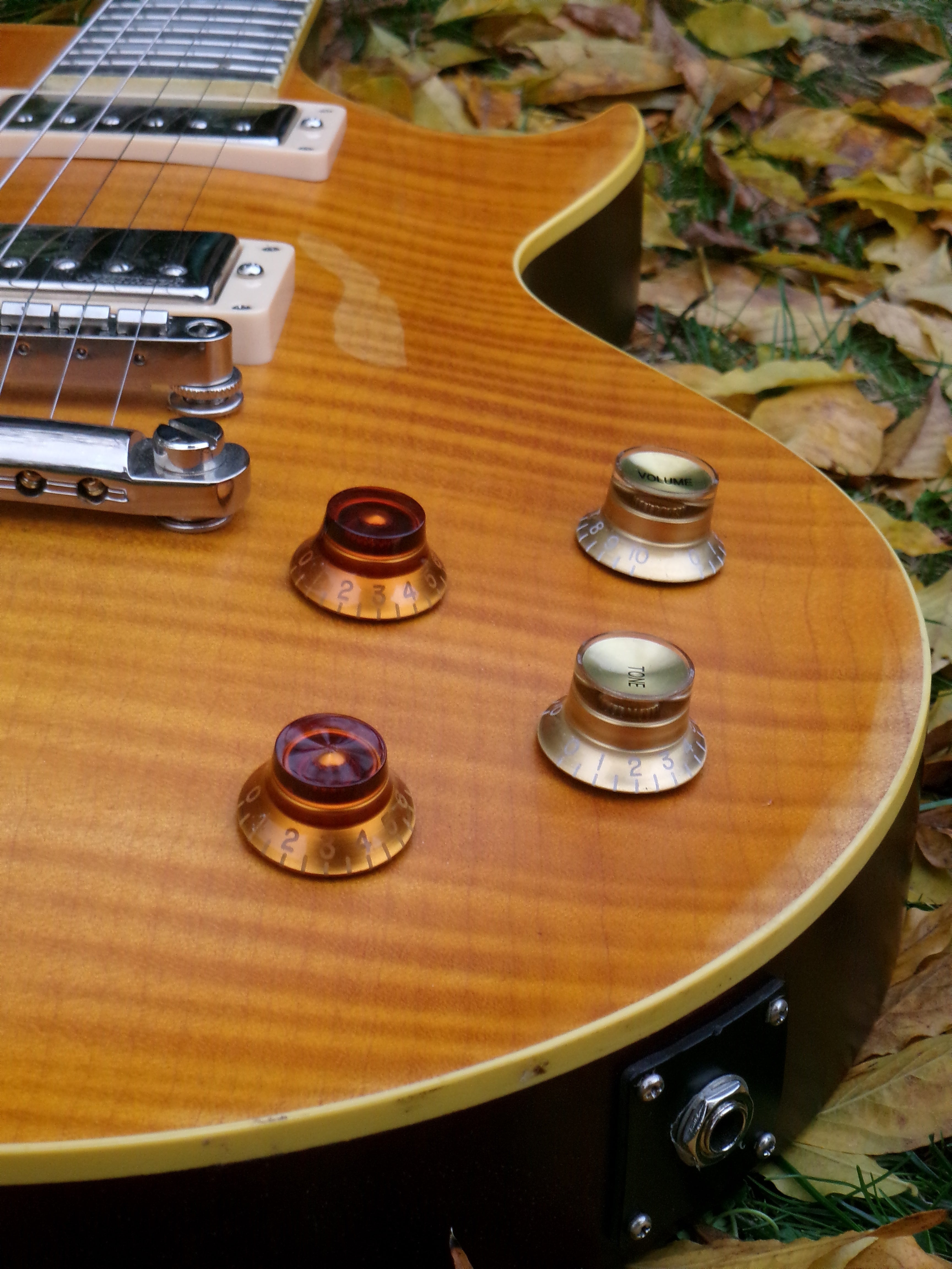 Vintage V100 ICON Electric Guitar-Distressed "Lemon Drop"