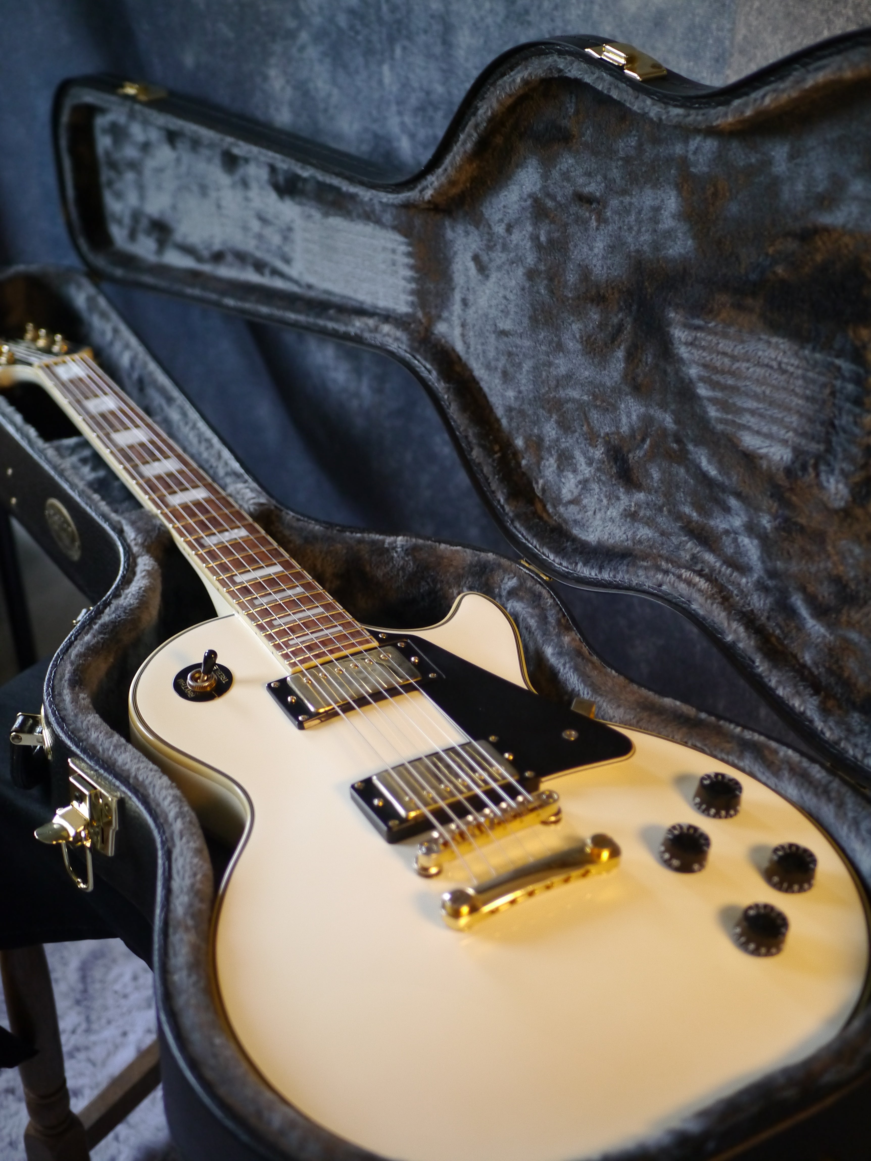 Epiphone Les Paul Custom – Alpine White inkl. Hardcase