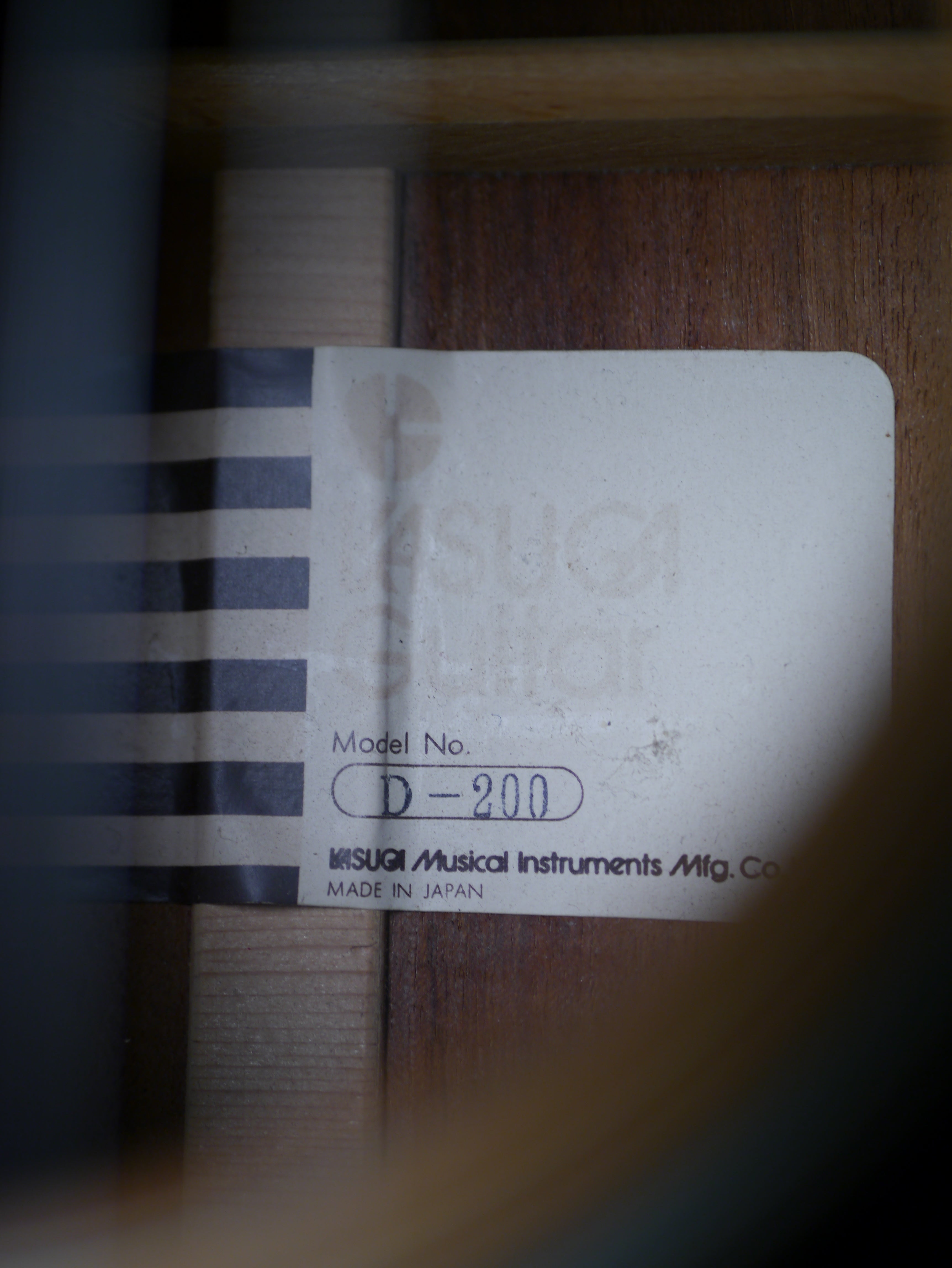 Kasuga D-200 – Made in Japan